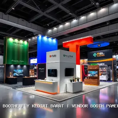 Vendor Booth Pameran Kediri Barat dengan Desain Menarik dan Berkualitas
